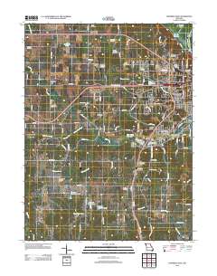 Hannibal West 2012 topographic map thumbnail