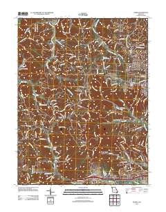 Eureka 2012 topographic map thumbnail