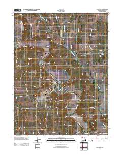 Gallatin 2012 topographic map thumbnail