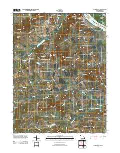 Clarksville 2011 topographic map thumbnail