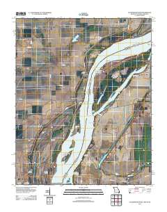 Cottonwood Point 2012 topographic map thumbnail