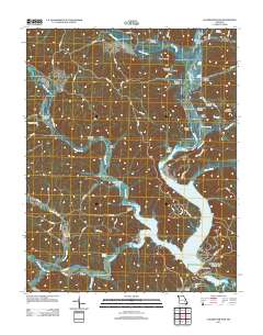 Clearwater Dam 2011 topographic map thumbnail