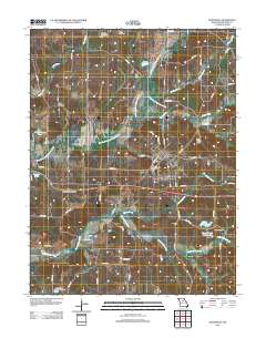 Huntsville 2012 topographic map thumbnail
