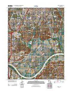 Liberty 2012 topographic map thumbnail