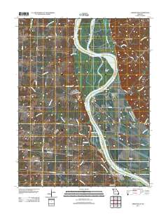 Arrow Rock 2012 topographic map thumbnail