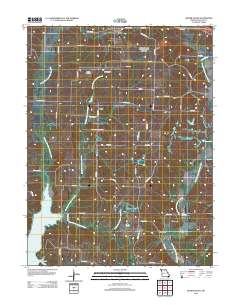 Bevier South 2012 topographic map thumbnail