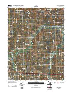 Bates City 2012 topographic map thumbnail