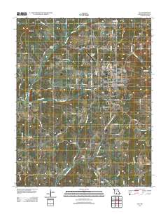 Ava 2012 topographic map thumbnail
