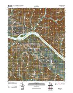 Berger 2012 topographic map thumbnail