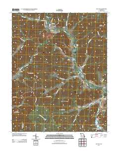 Des Arc 2011 topographic map thumbnail