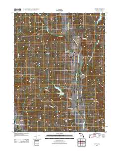 Gentry 2012 topographic map thumbnail