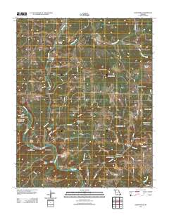 Gentryville 2012 topographic map preview
