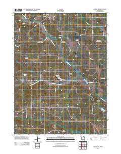Bunker Hill 2012 topographic map thumbnail