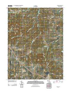 Cyrene 2012 topographic map thumbnail