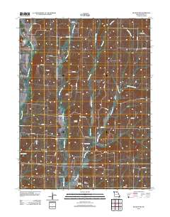 Bucklin NW 2012 topographic map thumbnail