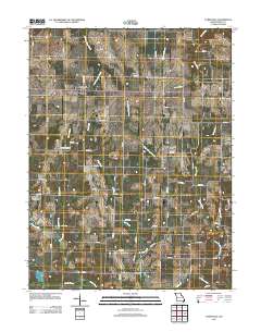 Curryville 2012 topographic map thumbnail