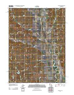 Cainsville 2012 topographic map thumbnail