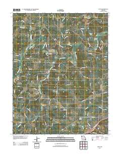 Enon 2011 topographic map thumbnail