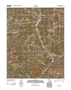 Gainesville 2012 topographic map thumbnail