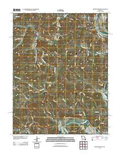 Fredericksburg 2012 topographic map thumbnail