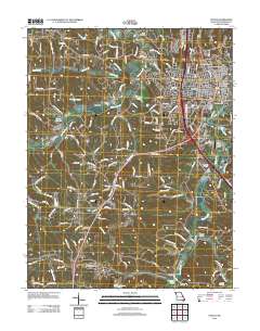 Festus 2012 topographic map thumbnail