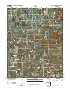 El Dorado Springs North 2011 topographic map thumbnail
