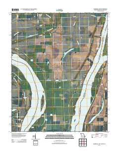Hubbard Lake 2012 topographic map thumbnail