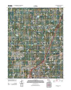 Kearney SW 2012 topographic map thumbnail