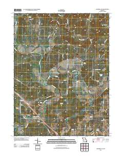 Hannibal SE 2012 topographic map thumbnail