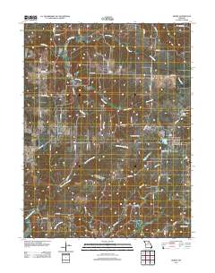 Higbee 2012 topographic map thumbnail