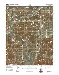 Highlandville 2012 topographic map thumbnail