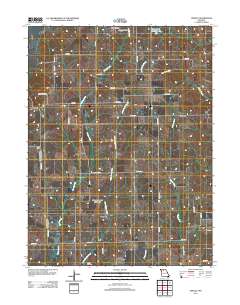 Lindley 2012 topographic map thumbnail