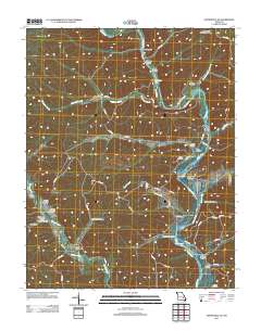 Lesterville SE 2011 topographic map thumbnail