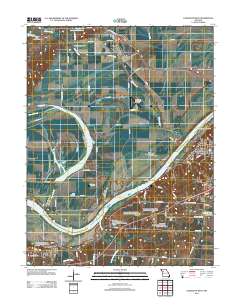 Lexington West 2012 topographic map thumbnail