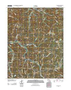 Luystown 2012 topographic map thumbnail