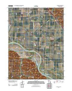 Langdon 2012 topographic map thumbnail