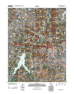 Lees Summit 2011 topographic map thumbnail