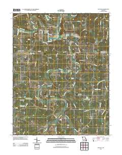 Oak Hill 2012 topographic map thumbnail