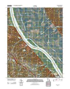 Selma 2012 topographic map thumbnail