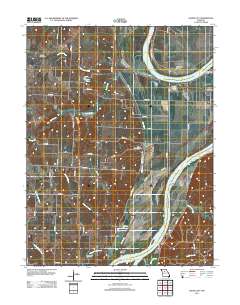 Saline City 2012 topographic map thumbnail