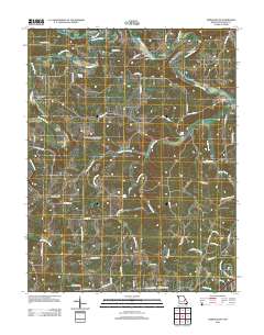 Spring Bluff 2012 topographic map thumbnail