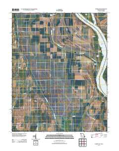 Thebes SW 2012 topographic map thumbnail