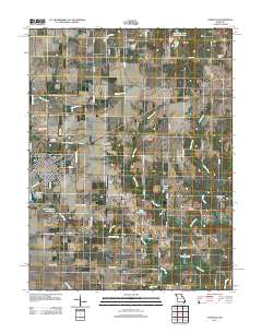 Vandalia 2012 topographic map thumbnail