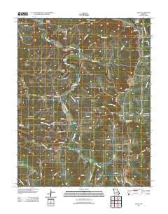 Vichy 2012 topographic map thumbnail