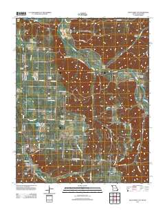 South West City 2012 topographic map thumbnail