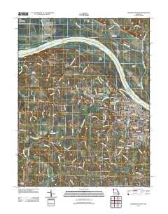 Washington West 2012 topographic map thumbnail