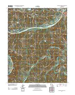 Westphalia West 2011 topographic map thumbnail