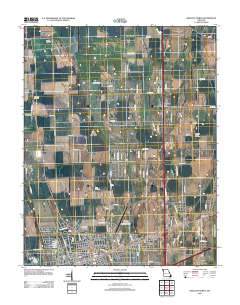 Sikeston North 2012 topographic map thumbnail