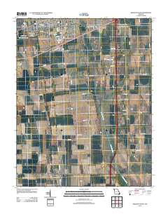 Sikeston South 2012 topographic map thumbnail