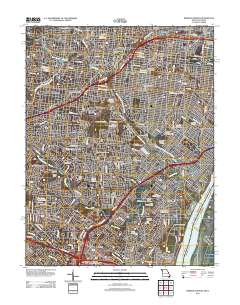 Webster Groves 2012 topographic map thumbnail